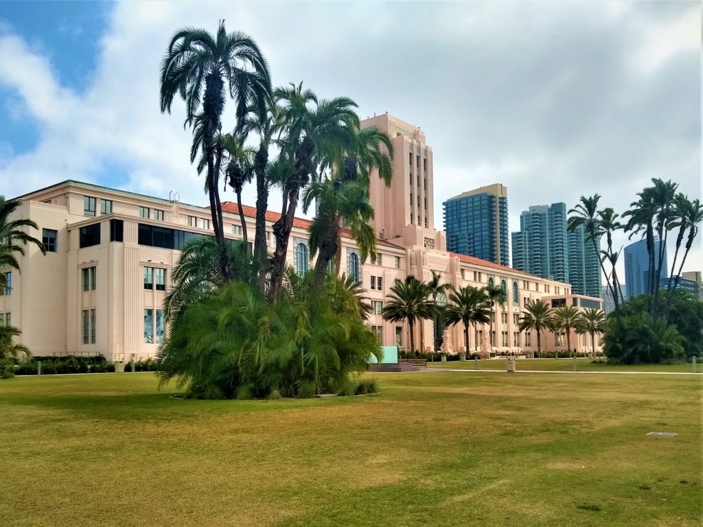 Administration building in downtown San Diego
