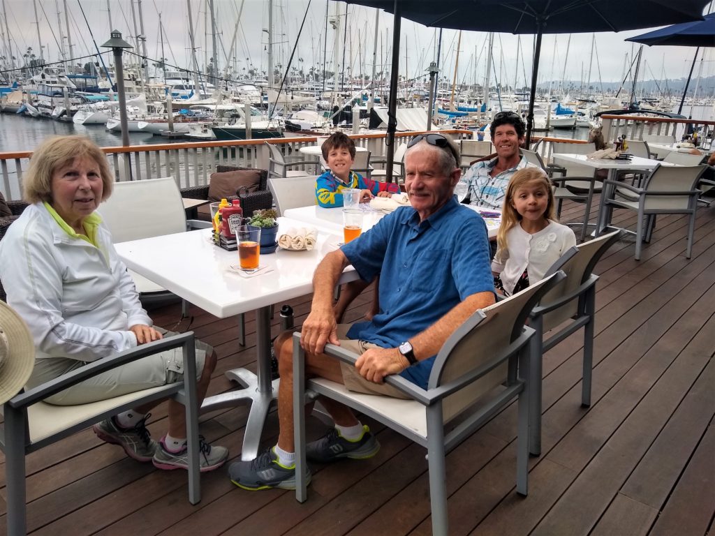 Dinner at beautiful San Diego Yacht Club