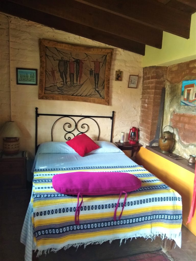 Inside a restored antique home in el Triumfo