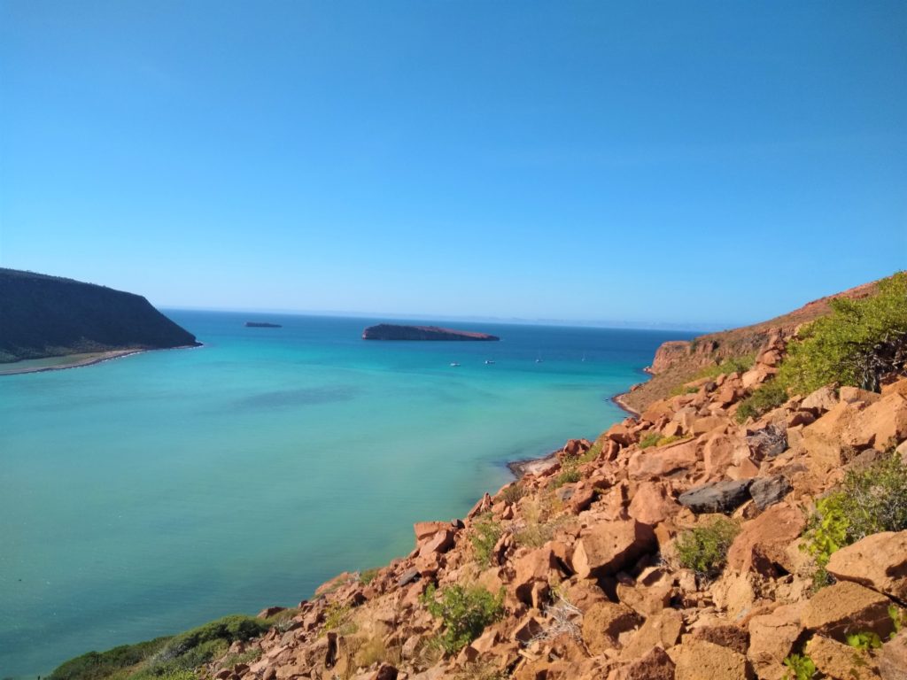 Ensenada de la Reza - our first stop on Isla Espiratu