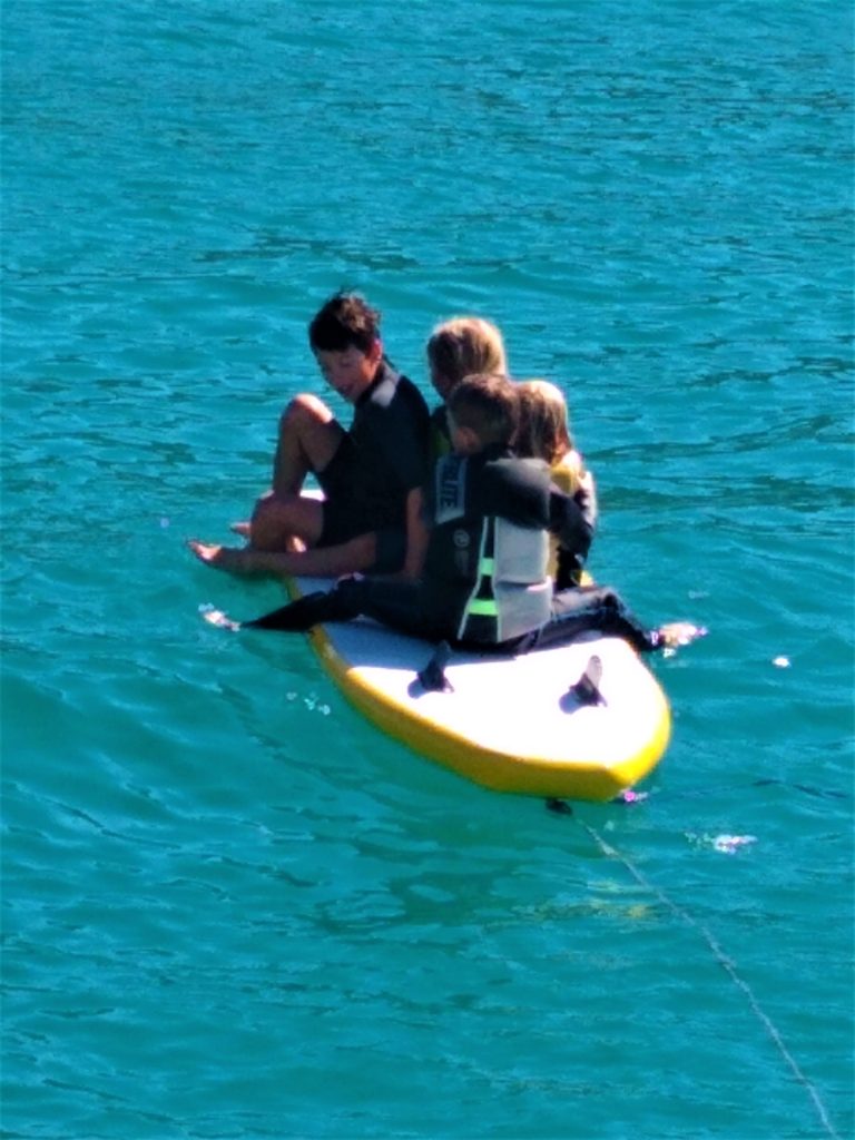 Kid fun on the paddleboard!