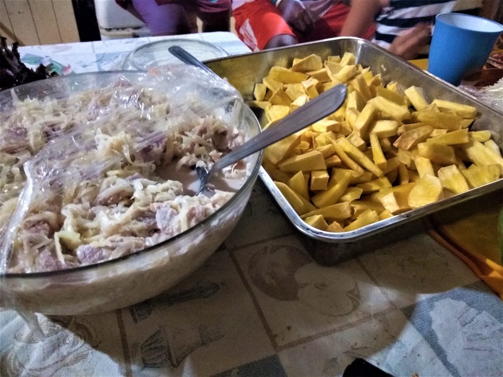 Poisson Cru and Breadfruit - even the kids loved it!