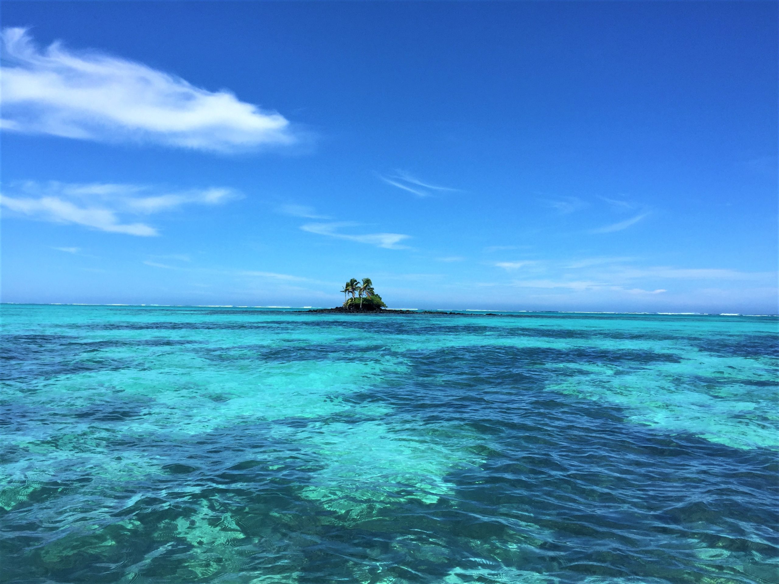 Motu off of Manono Island - the water was so clear!