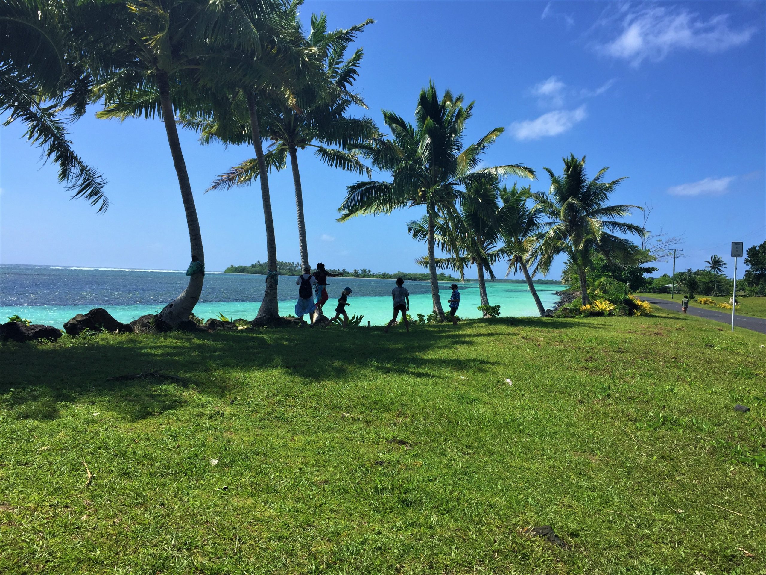 Stop on the way to the lava fields on Savaii