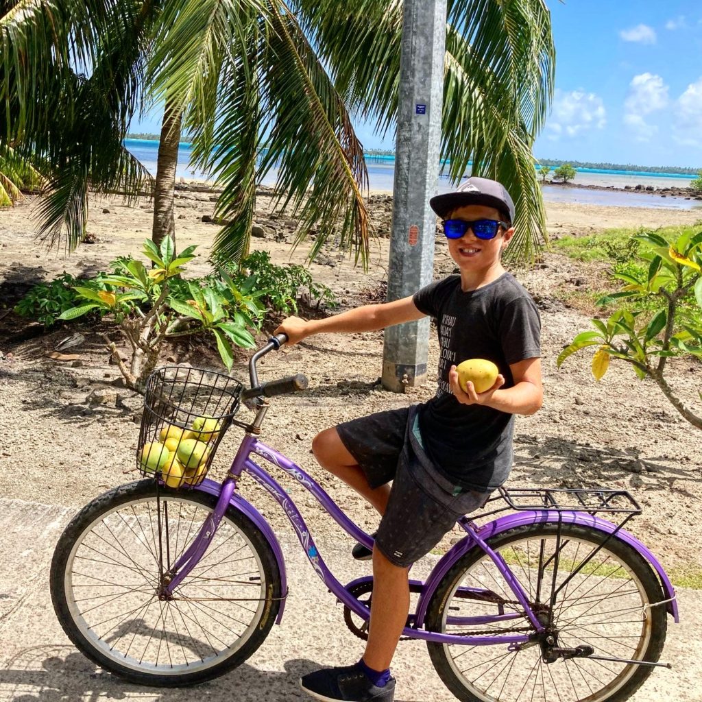 Fresh Mangos in Maupiti