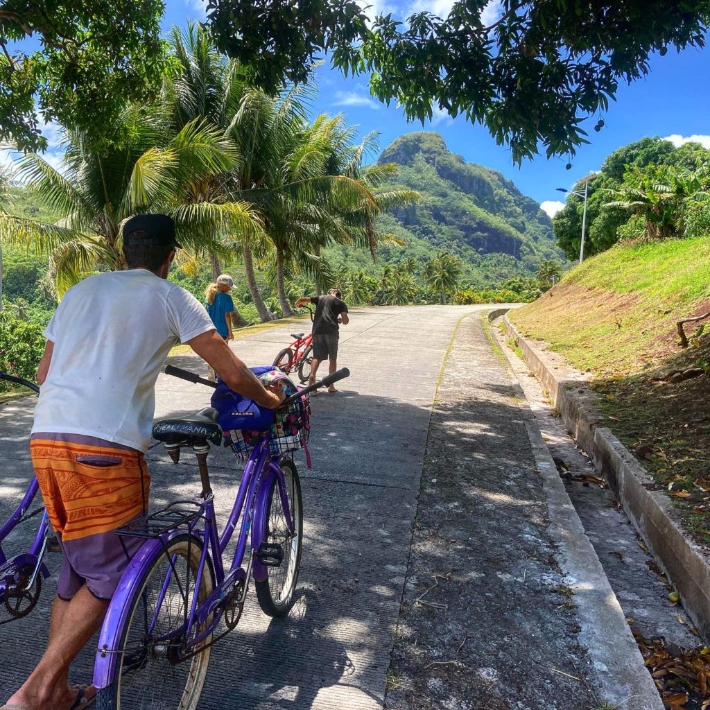 Cycling in Maupiti