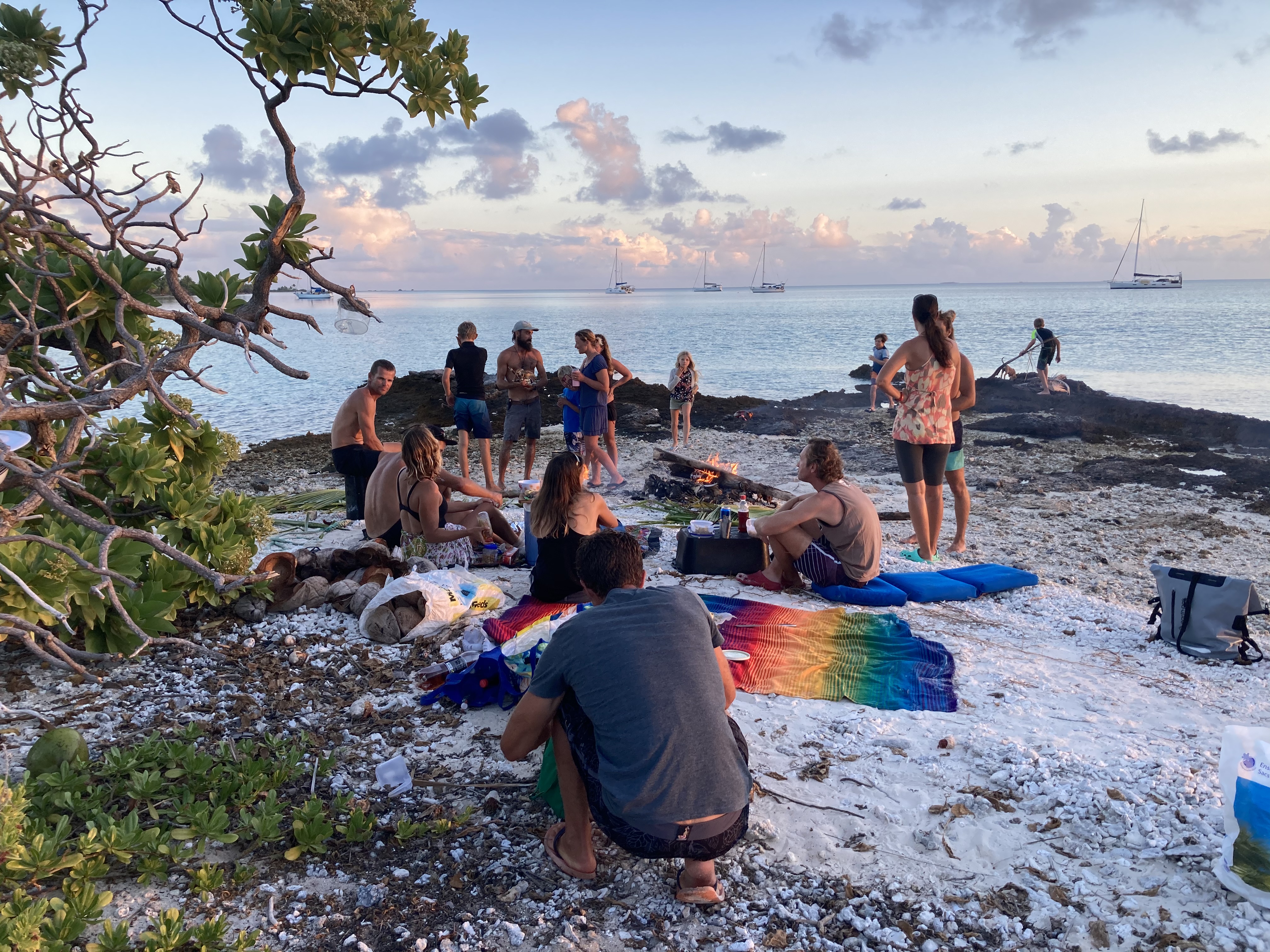 Beach BBQ in Tahanea