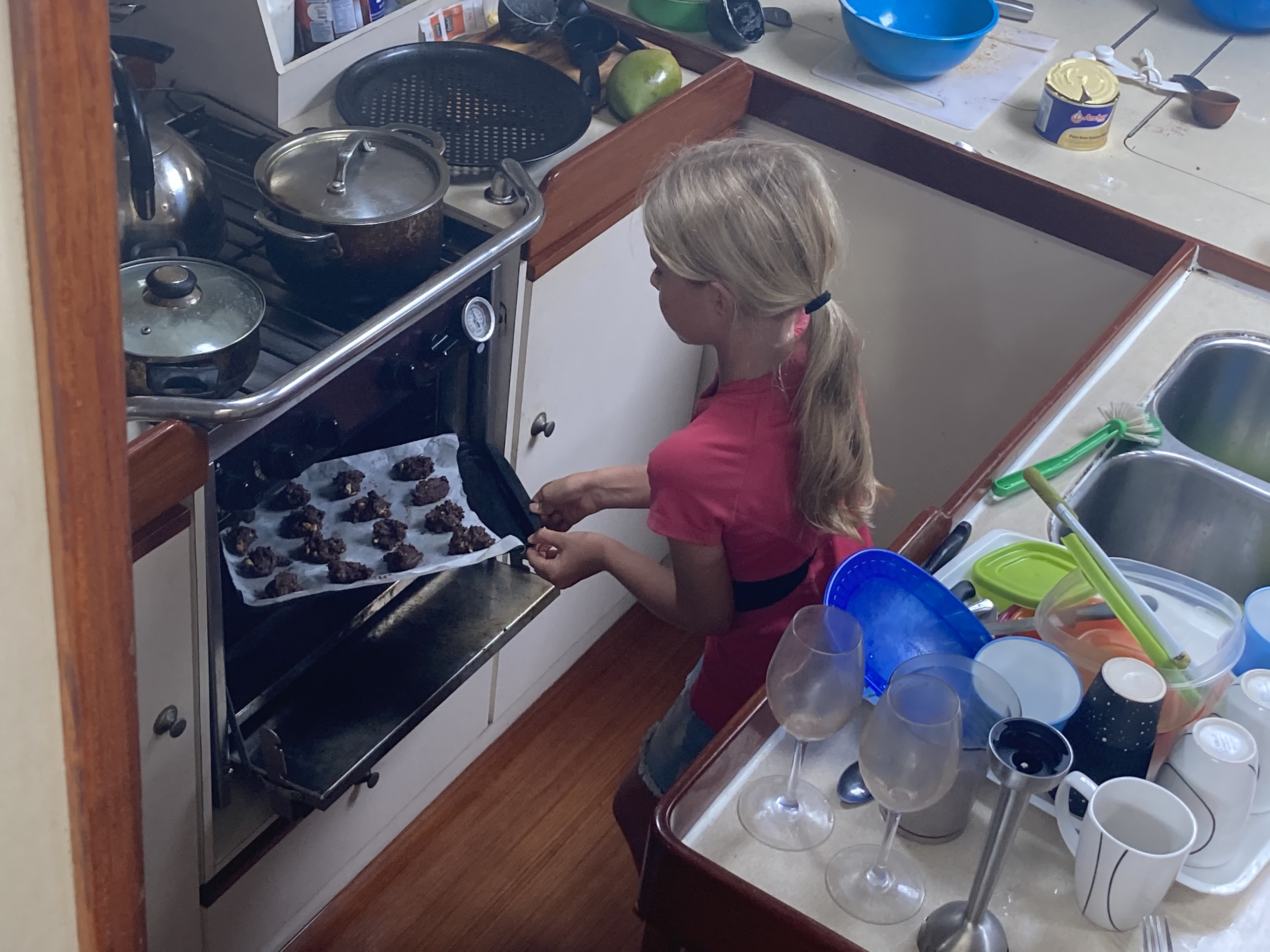 Julia loves baking for friends!