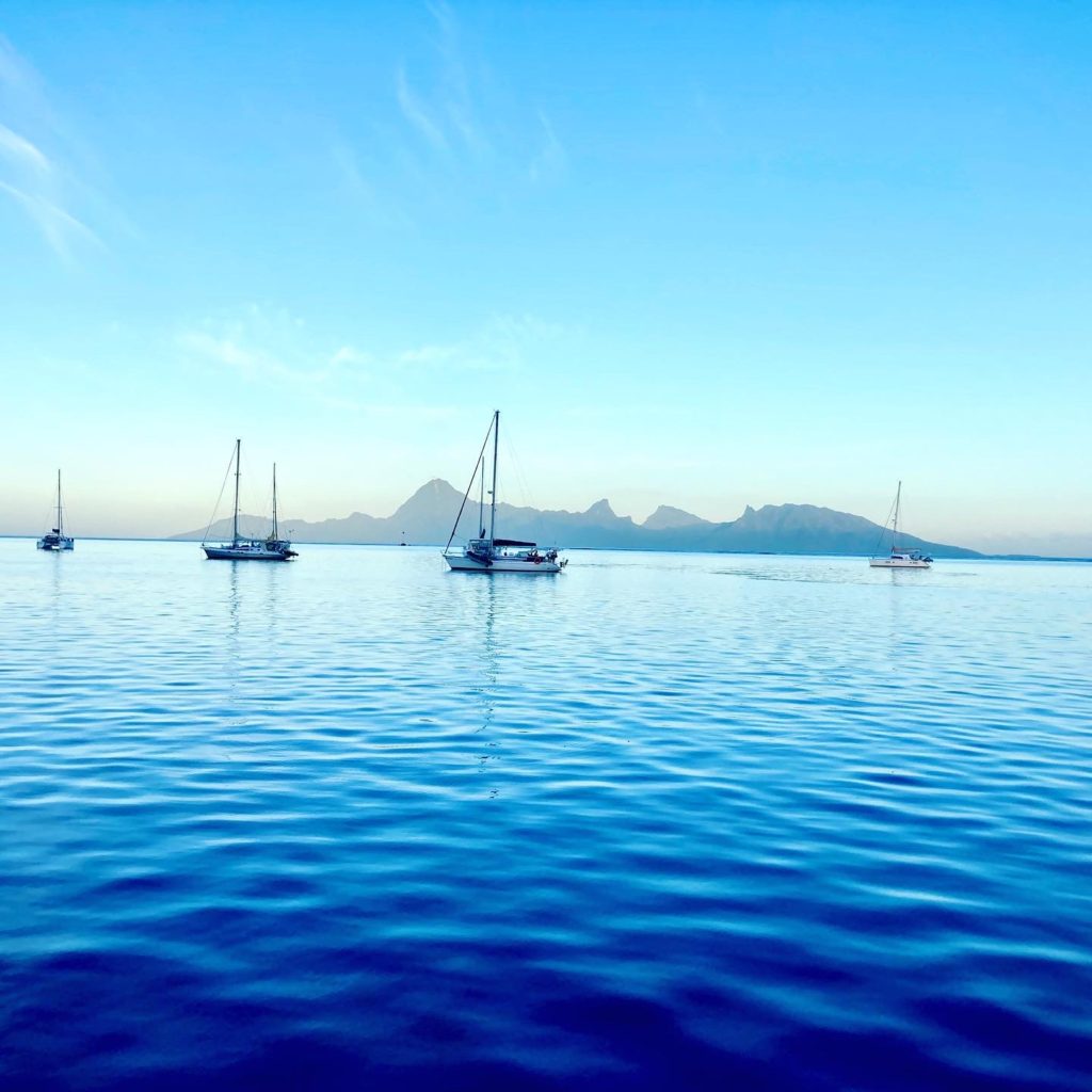 Savouring the tranquil Tahiti mornings