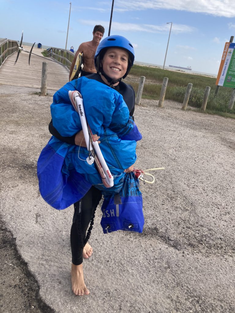 Happy guy - post kite session