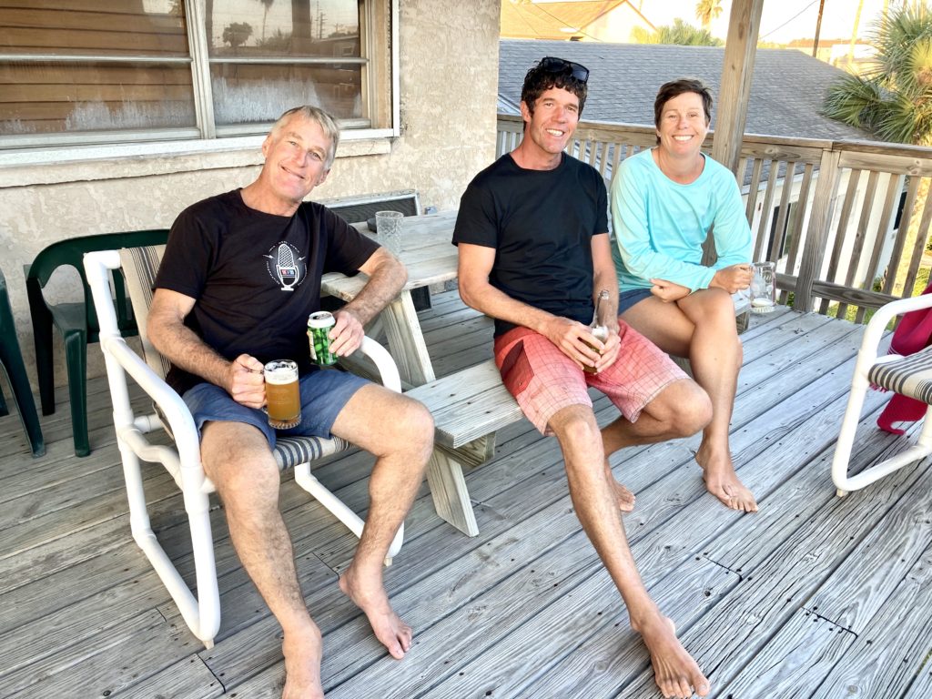 Meeting Cruising Friends 'Jolly Dogs' at South Padre - how cool to meet cruising friends we'd last met in French Polynesia, in Texas!